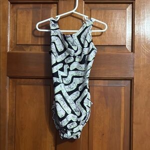 Black and White Patterned leotard